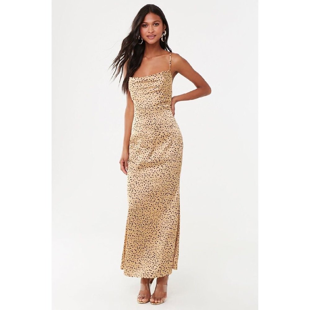 Forever 21 - Satin Cheetah Print Maxi